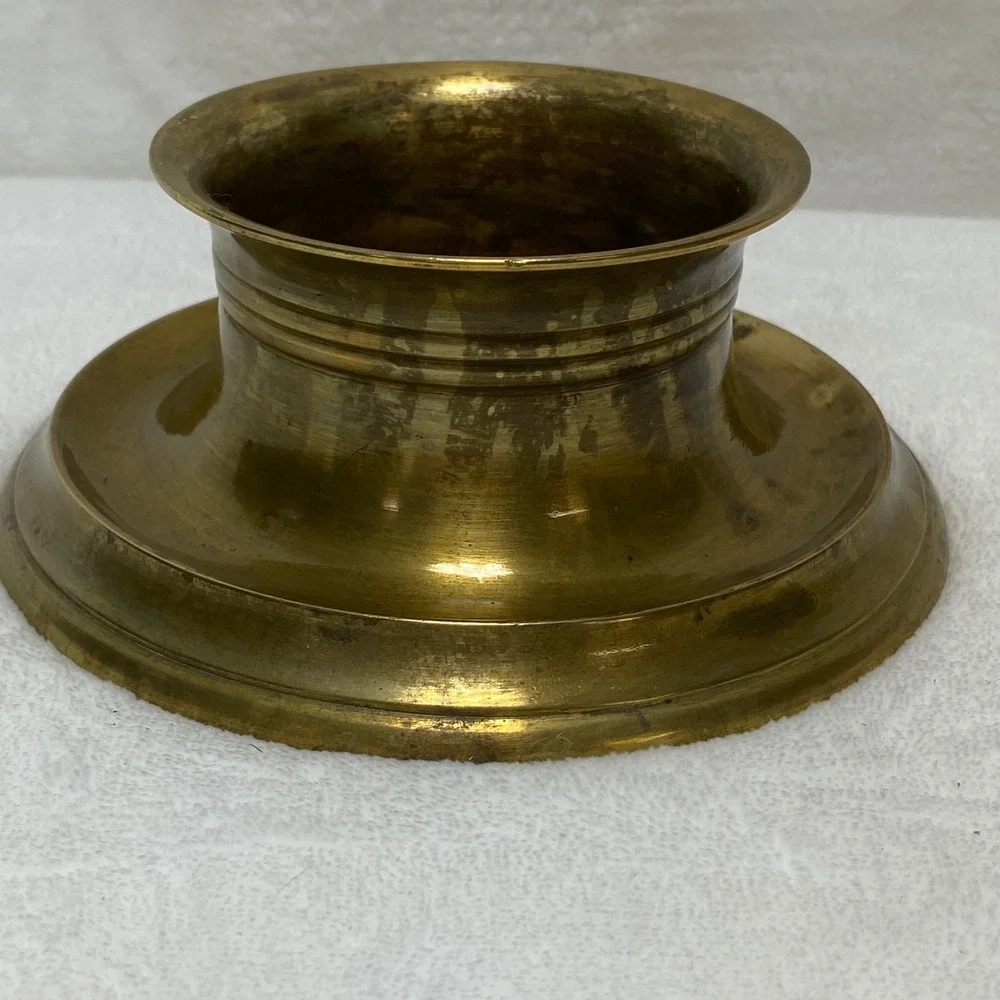 Vintage Brass Candle Holder Made in India